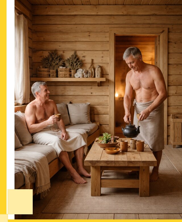 Бани с комнатой отдыха под ключ в Железнодорожном от 461430 р. | ЭриданЖлз