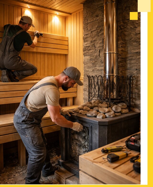 Комплексный дизайн бань, саун и зон отдыха в Железнодорожном