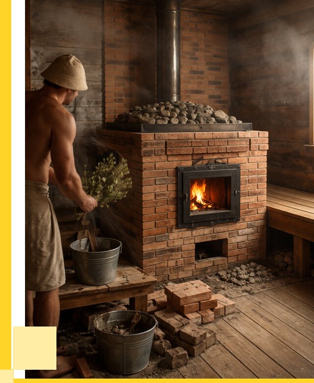 Кирпичные банные печи в Железнодорожном от 92286 р. | ЭриданЖлз