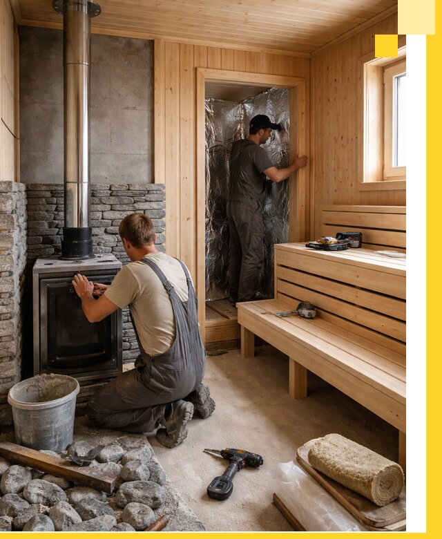 Строительство и изготовление бань под ключ в Железнодорожном