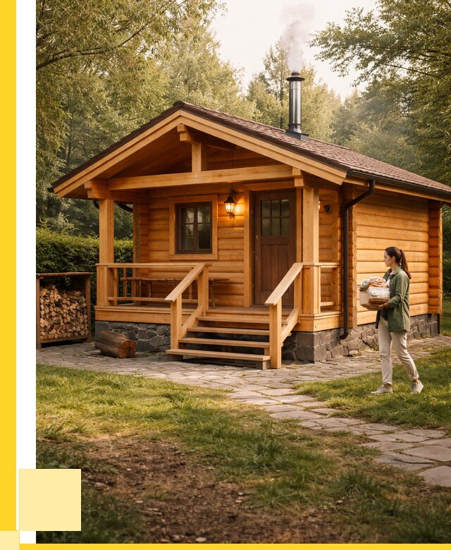 Купить баню под ключ в Железнодорожном от 666510 р. | ЭриданЖлз