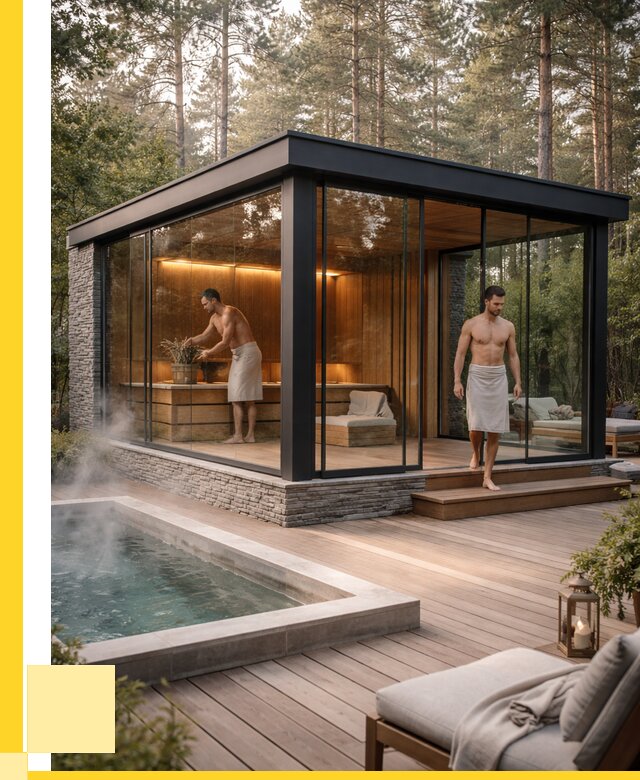 Стеклянные бани и двери в Железнодорожном от 461430 р. | ЭриданЖлз