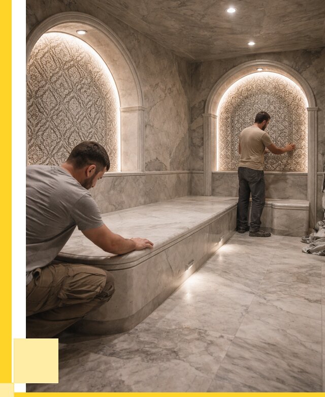 Турецкие бани под ключ в Железнодорожном от 256350 р. | ЭриданЖлз