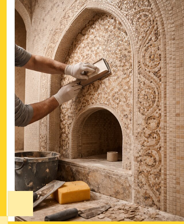 Мозаика для хамама в Железнодорожном под ключ от 5127 р. | ЭриданЖлз