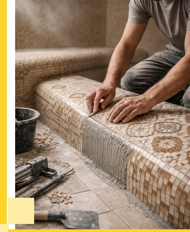 Плитка для хамама под ключ в Железнодорожном от 3589 р. | ЭриданЖлз