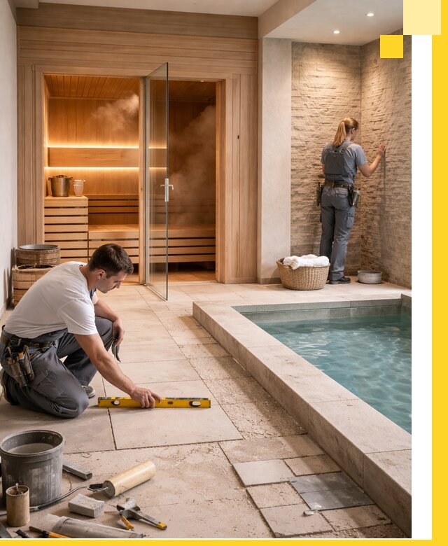 Комплексный дизайн и отделка интерьеров SPA под ключ в Железнодорожном